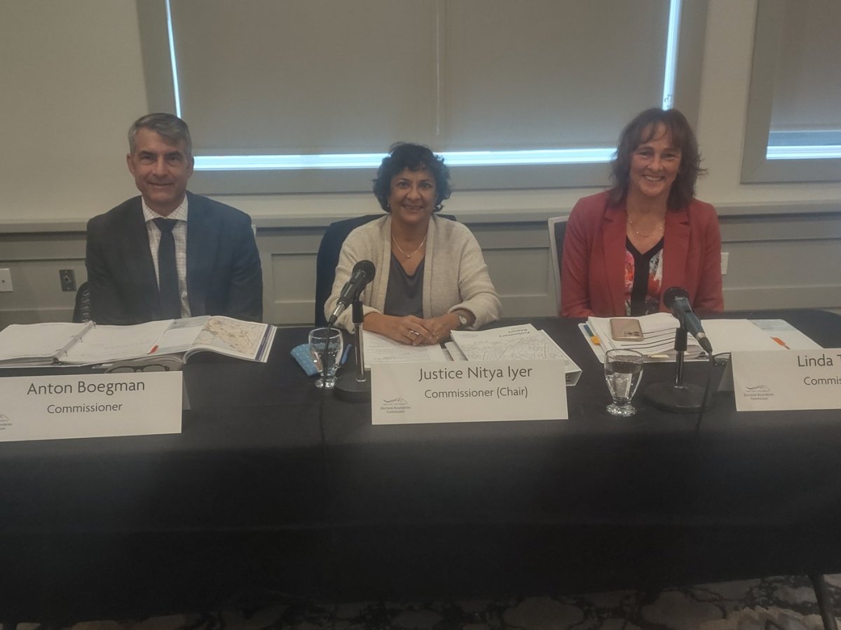 The B.C. Electoral Boundaries Commission held a meeting in Nelson in October to hear reaction to its proposals for changes to provincial ridings.