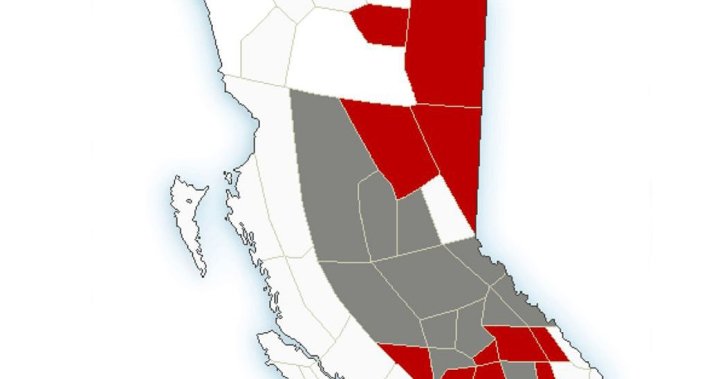 BC Weather: wind warning for south coast, snow and winter storm warnings for inland areas