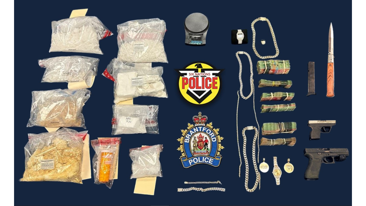 A joint investigation between Brantford Police and Six Nations Police seized close to $1.1 million in illegal drugs.