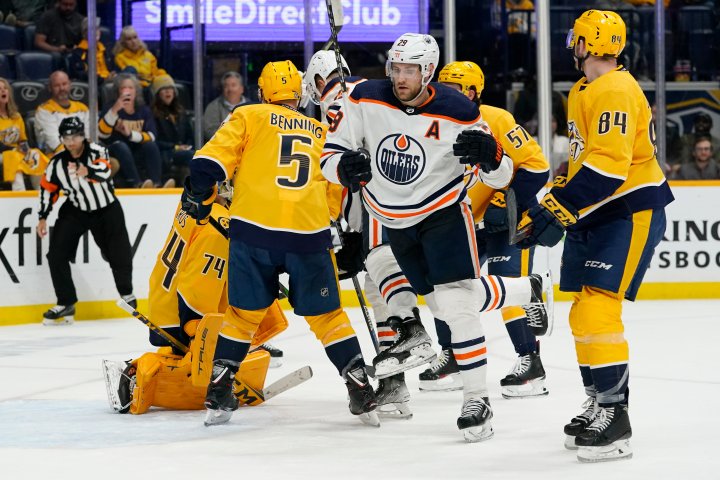 Edmonton Oilers start homestand against Predators