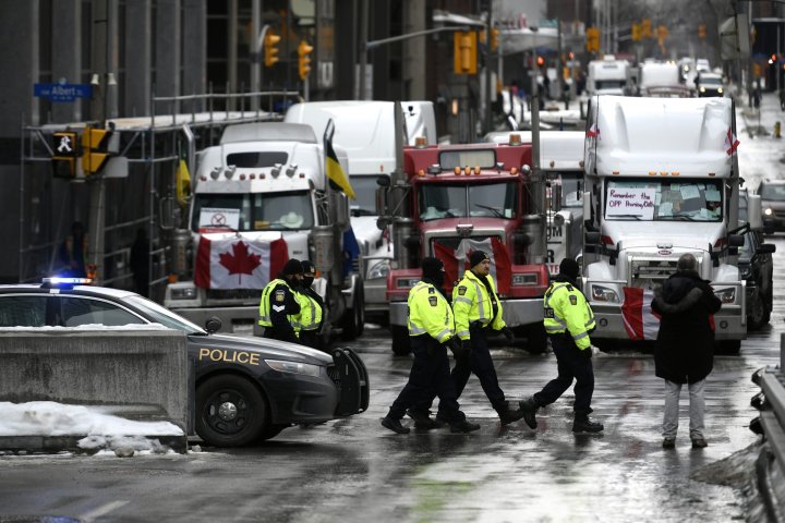 Ottawa police investigating alleged leaks to convoy protesters, interim chief says