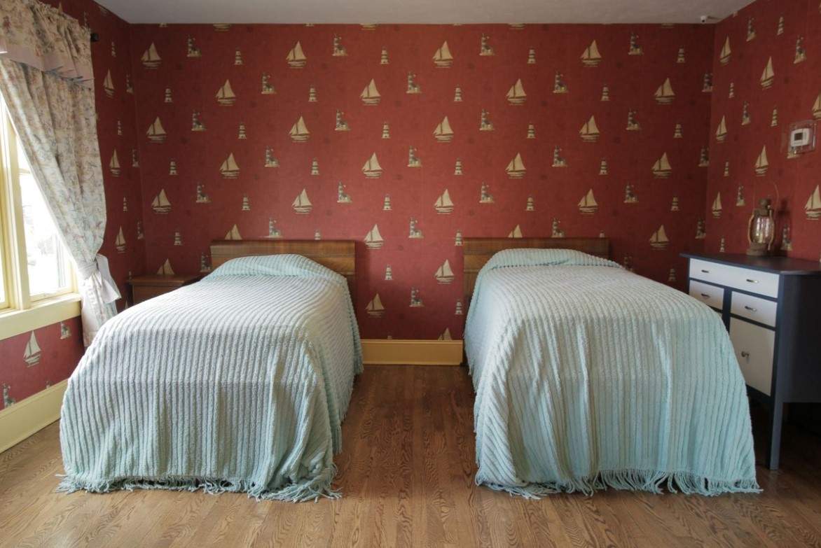 Ralphie and Randy's twin beds.
