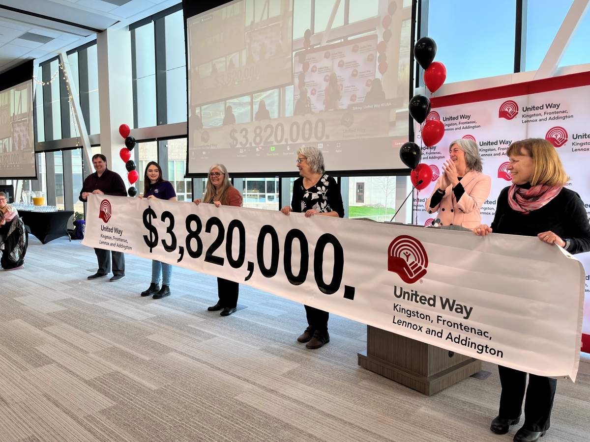 The United Way KFL&A surpassed its 2022 fundraising goal.