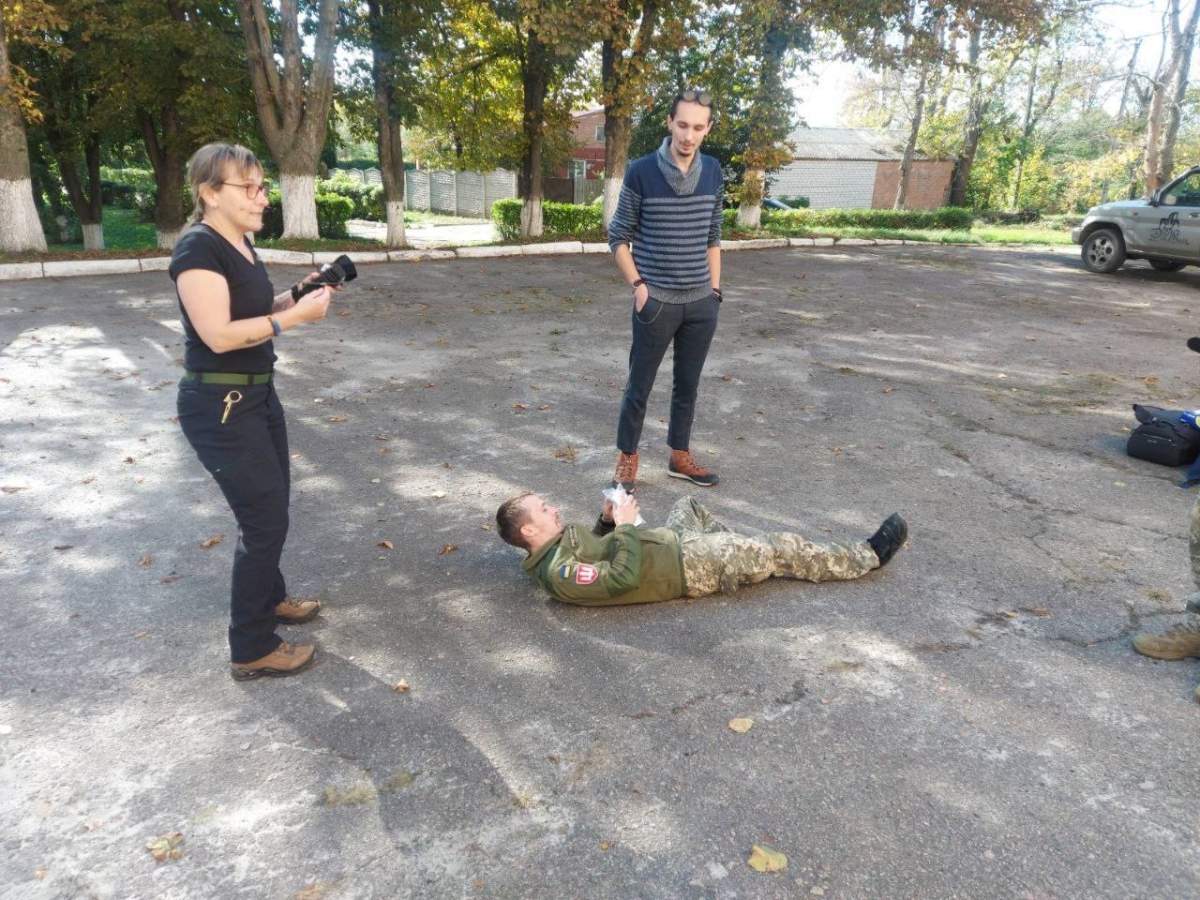 Canadian Forces veteran Ann Fournier McClung said she believed she could help Ukrainians increase their chances of survival.