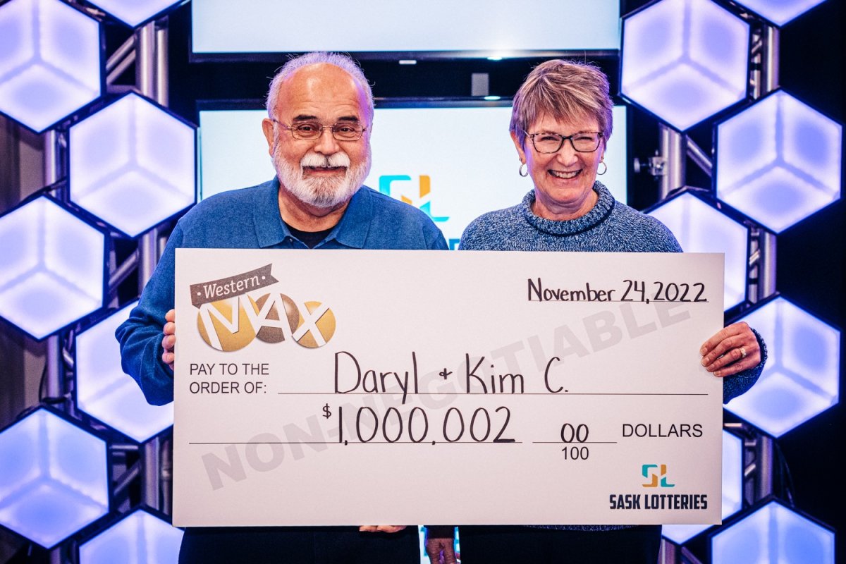 Saskatoon has new millionaires after the Nov. 11 Western Max draw. Daryl and Kim Cherry took home $1, 000, 000 after scanning their winning ticket six times.