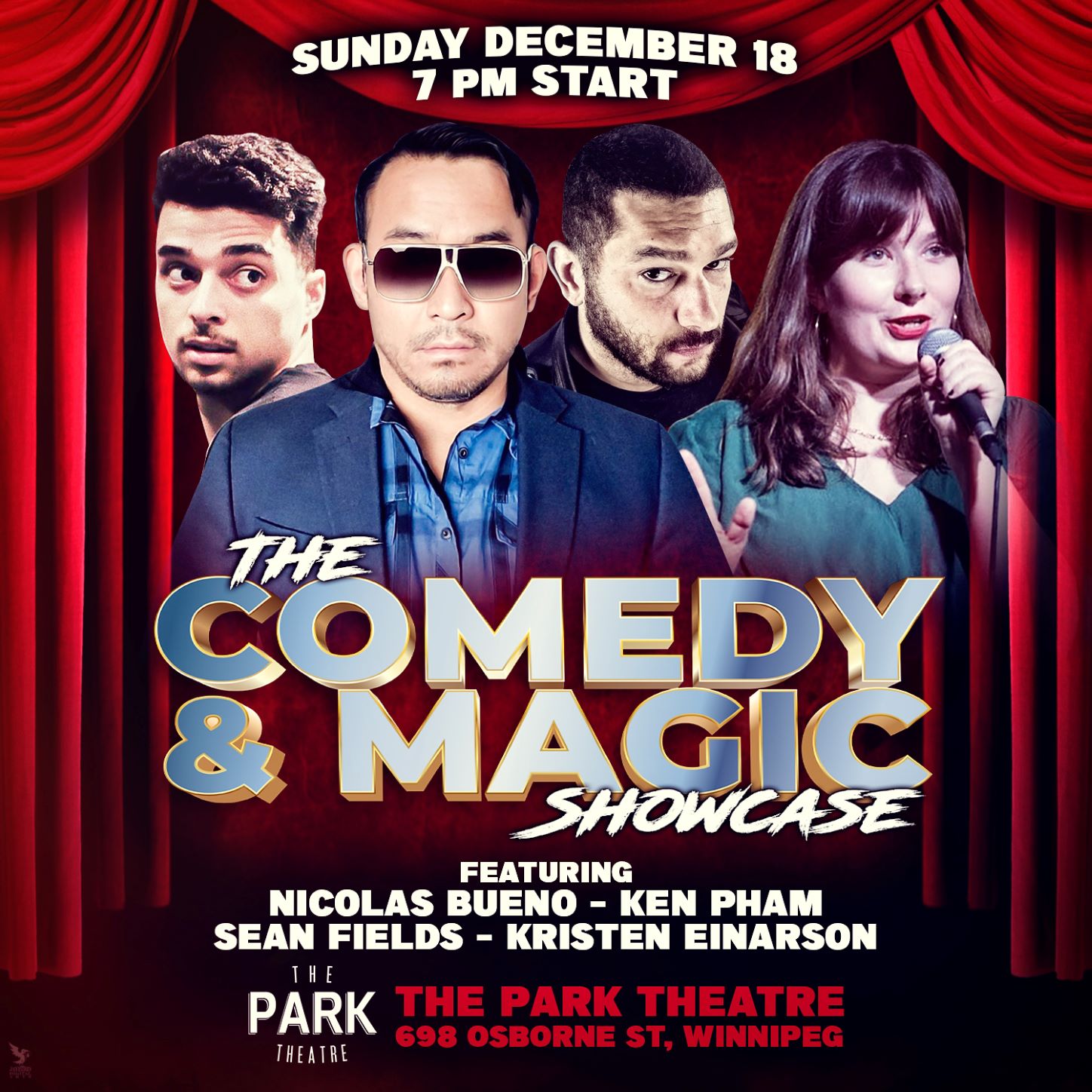 The Park Theatre Presents The Comedy & Magic Showcase - GlobalNews Events