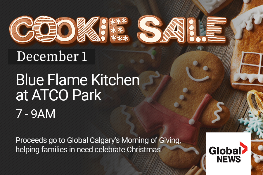 Cookies for a cause: Global News Calgary holiday cookie sale this Thursday
