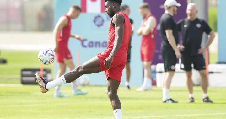 Canadian international Alphonso Davies sits out Bayern Munich practice