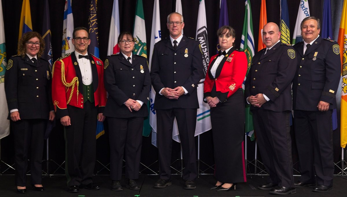 Five Frontenac Paramedics recently received a Governor General's award.