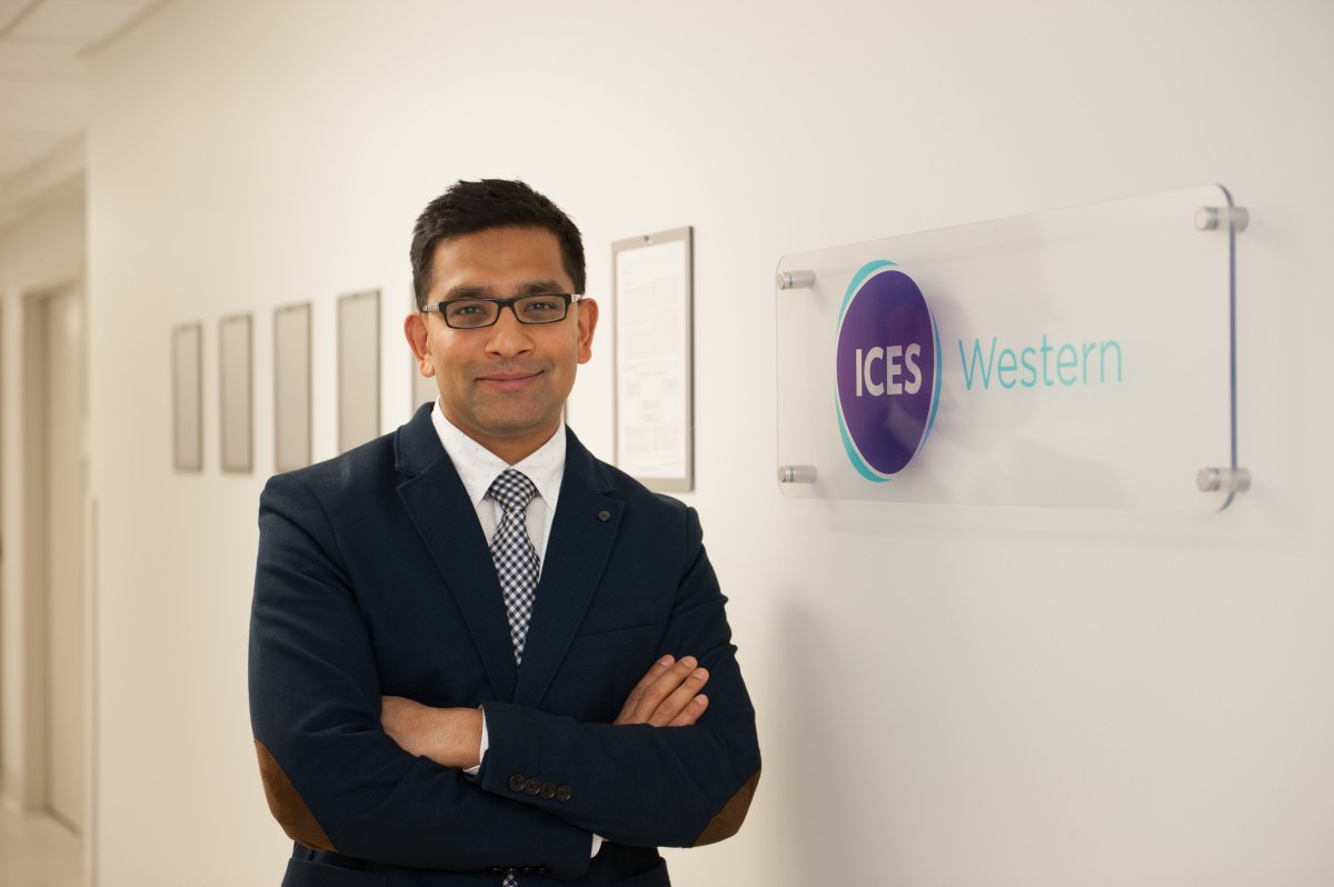 Dr. Amit Garg, Lawson scientist, site director for ICES Western and associate dean of clinical research at Western’s Schulich School of Medicine and Dentistry. 