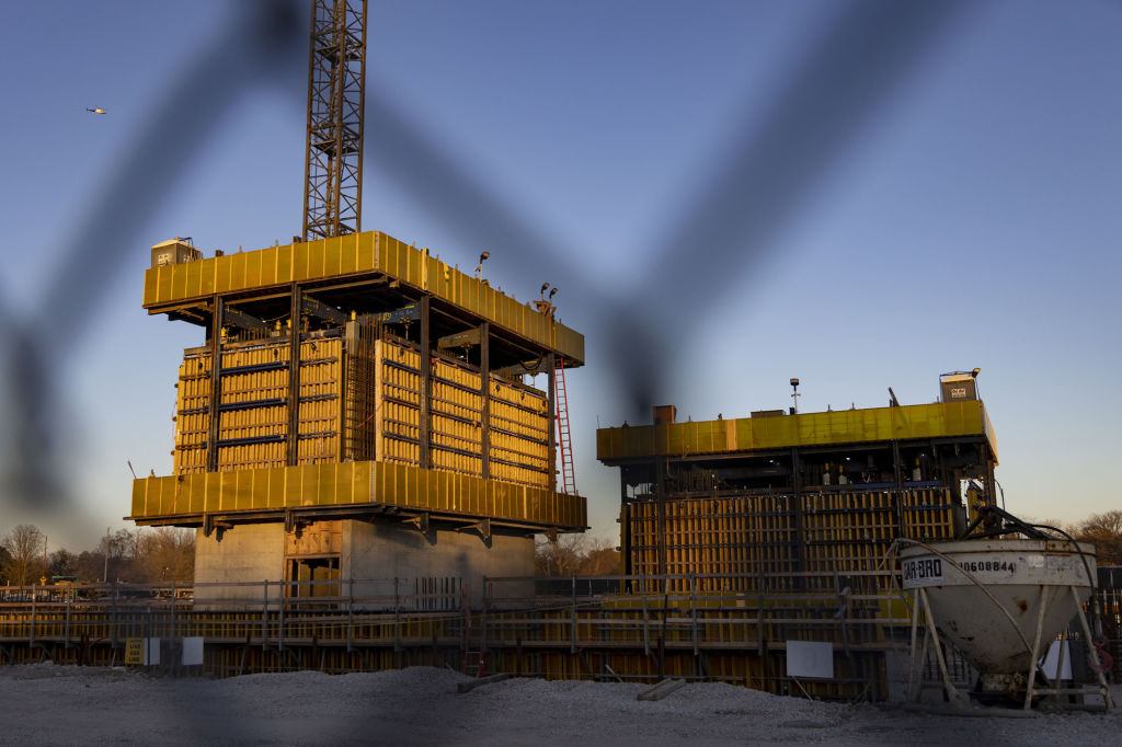 The Obama Presidential Center under construction on Thursday, Nov. 10, 2022. 