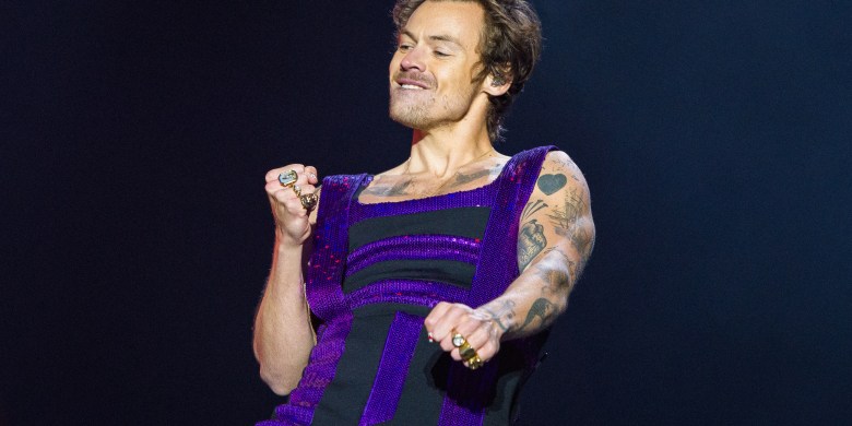 Harry Styles Hit In The Eye During Concert By Fan Throwing Skittles
