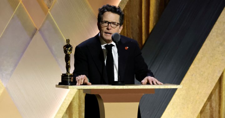 Michael J. Fox delivers laughs — and tears — while accepting high honour