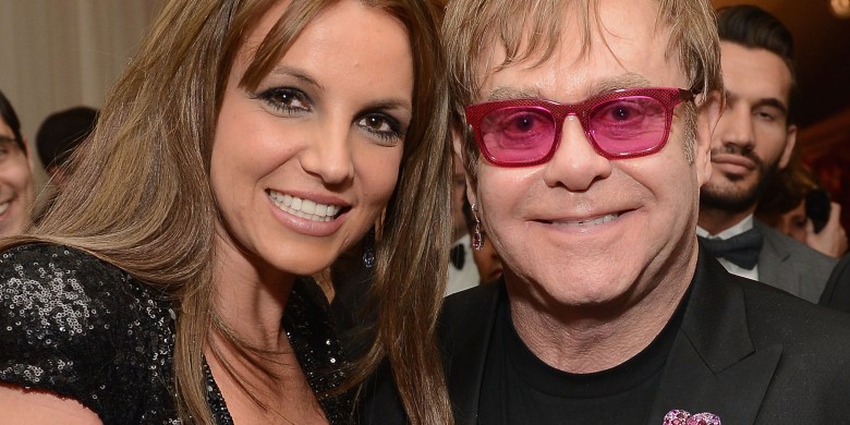 Elton John Wants To Record Another Song With Britney Spears In Person