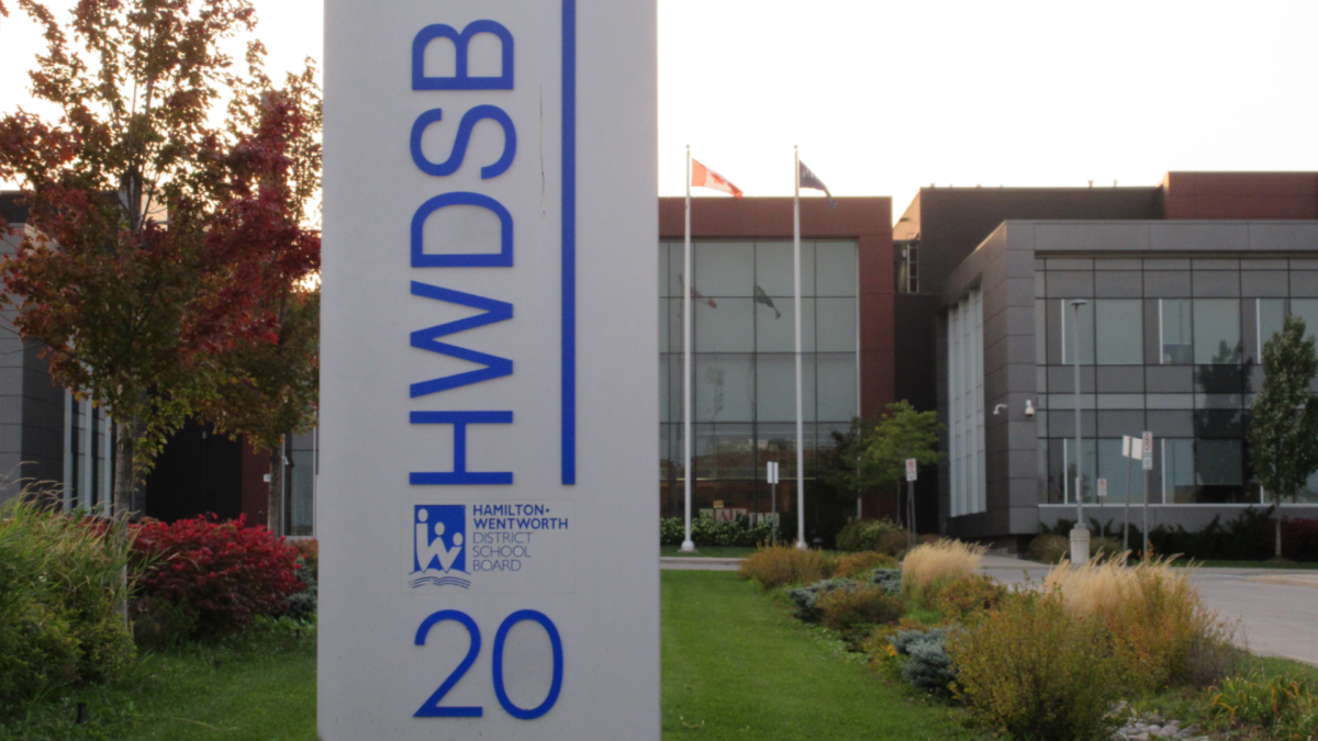 A photo of the HWDSB headquarters.