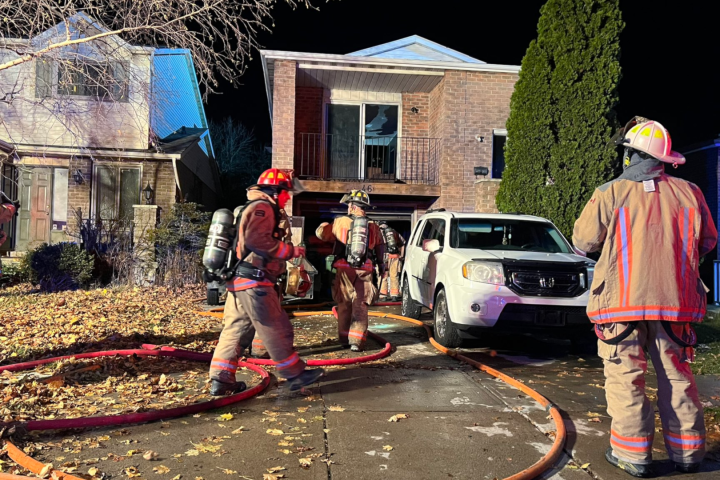 10 children, 3 adults sent to hospital after house fire on Hamilton Mountain