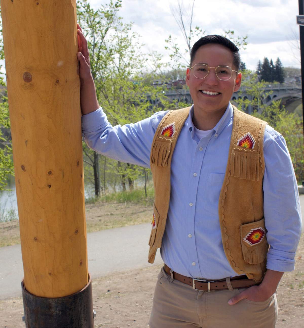 Jack Saddleback is an activist, speaker and program director of JusticeTrans based in Saskatchewan.