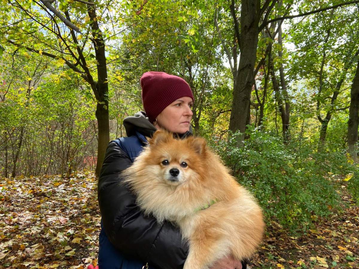 Luidmyla Potapova survived the Sept. 25 convoy attack near Kupiansk, Ukraine.