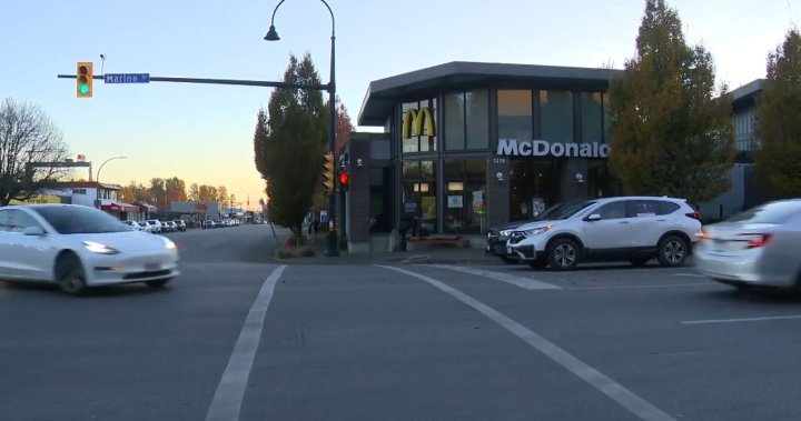 Nastolatek North Vancouver McDonald’s aresztowany po kopnięciu funkcjonariusza, mówi RCMP – BC