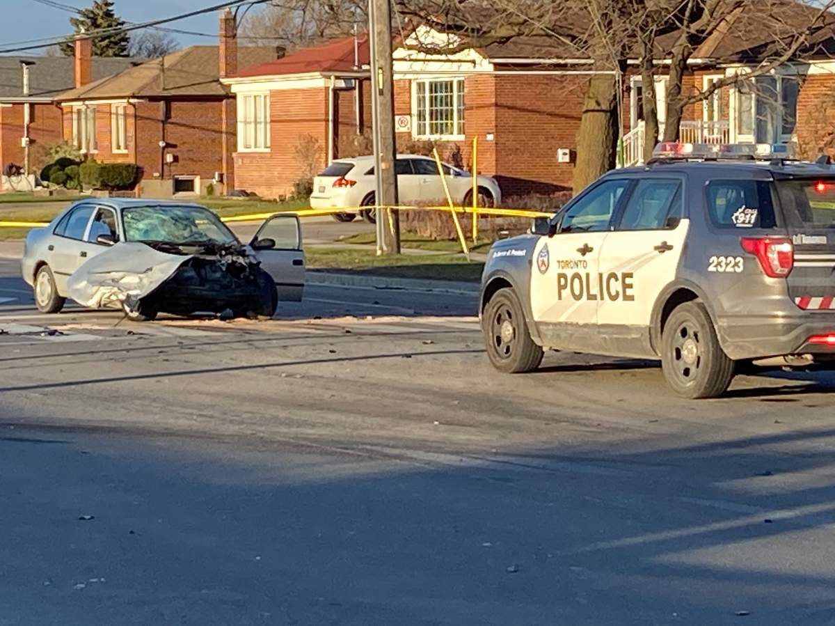Three people have been taken to hospital after a collision in Toronto.