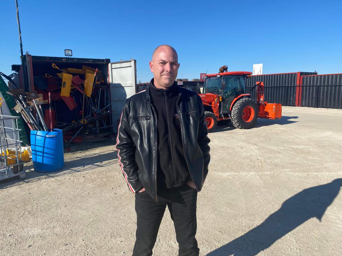 Tim Muys with Green Blade Lawn Care.