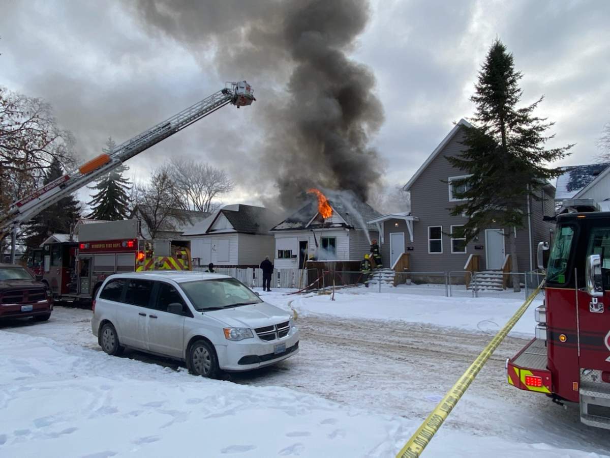 The house is expected to be a total loss, the city says.