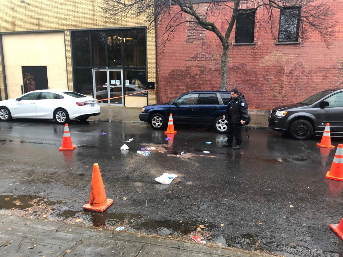 Montreal police are investigating after a pedestrian was struck early Tuesday morning.