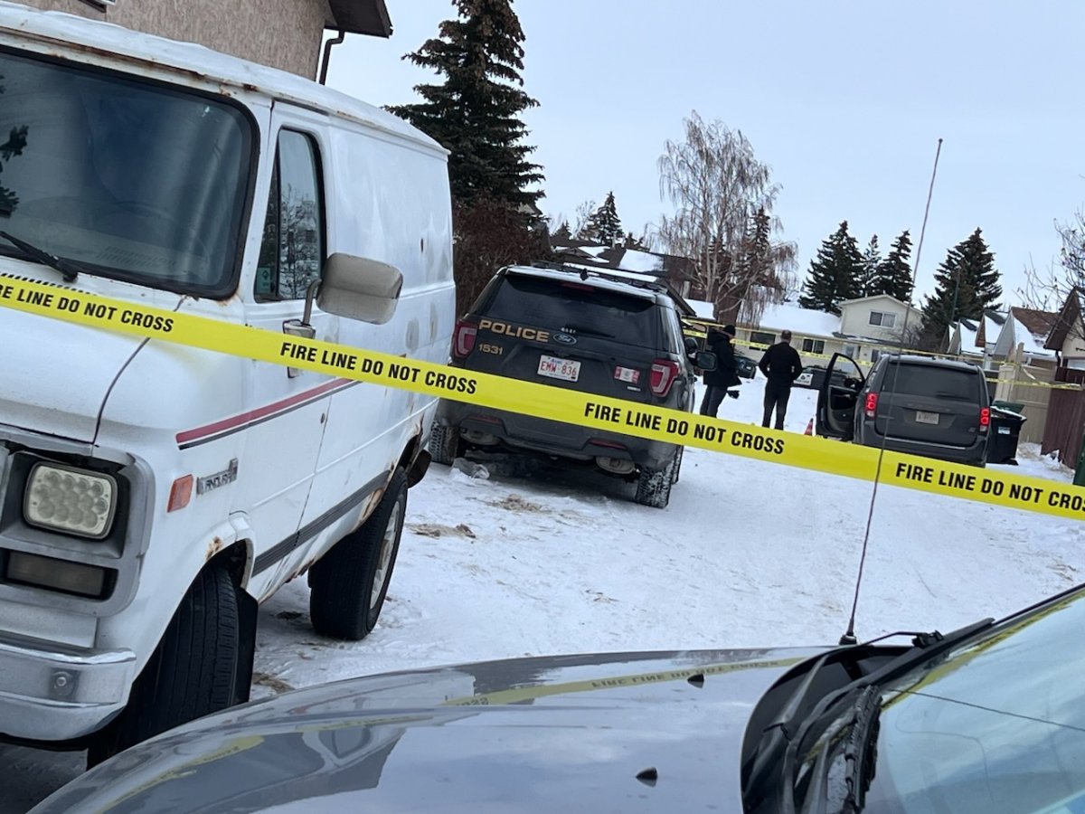 Scene of a fatal shooting in northeast Calgary, Saturday, Nov. 12, 2022.