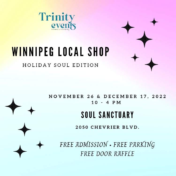 Trinity Events Winnipeg Local Shop Holiday Soul Edition - image