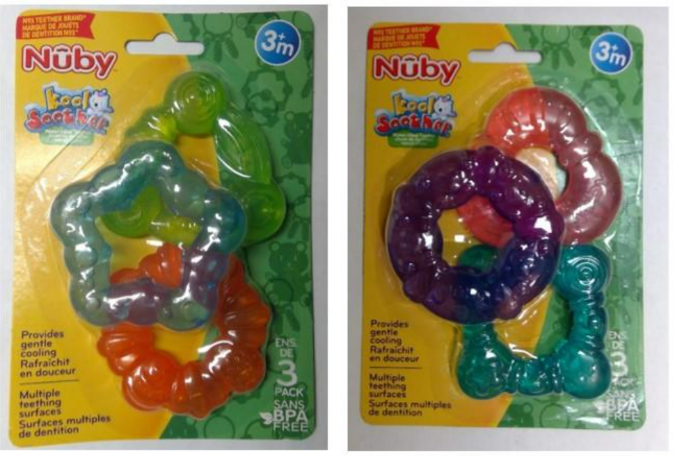 Nûby 3-Pack Ring Chill kool Soother Teether