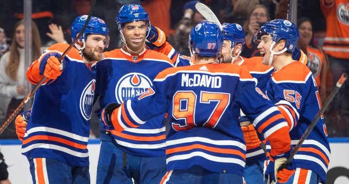Edmonton Oilers pull out dramatic 4-3 win in OT against Florida Panthers
