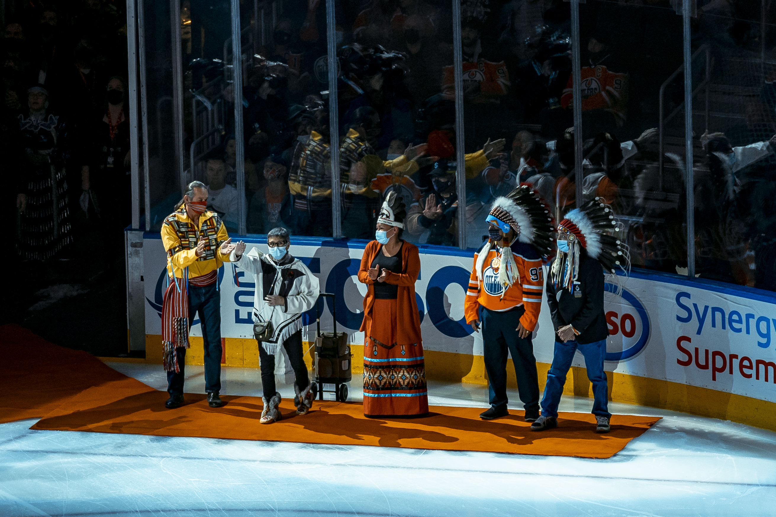Edmonton Oilers Youth Smudge the Blades Royal Turtle Island Full