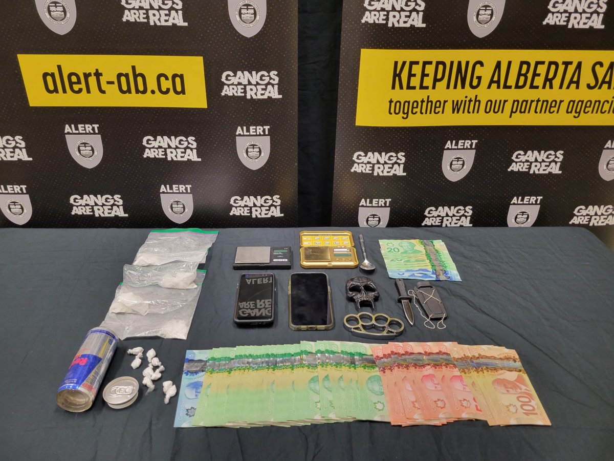 Evidence seized in a search of a Fort McMurray house and vehicle on Nov. 4.