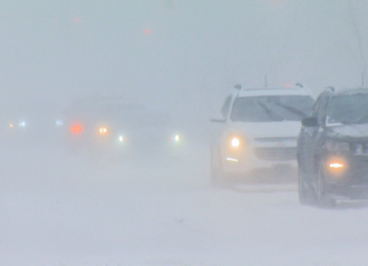 Saskatchewan RCMP warn motorists to check ahead before hitting the highways following numerous reports of collisions due to current snowy conditions.