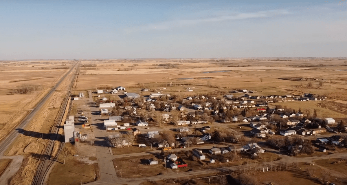Carievale, Saskatchewan is highlighted with drone footage.
