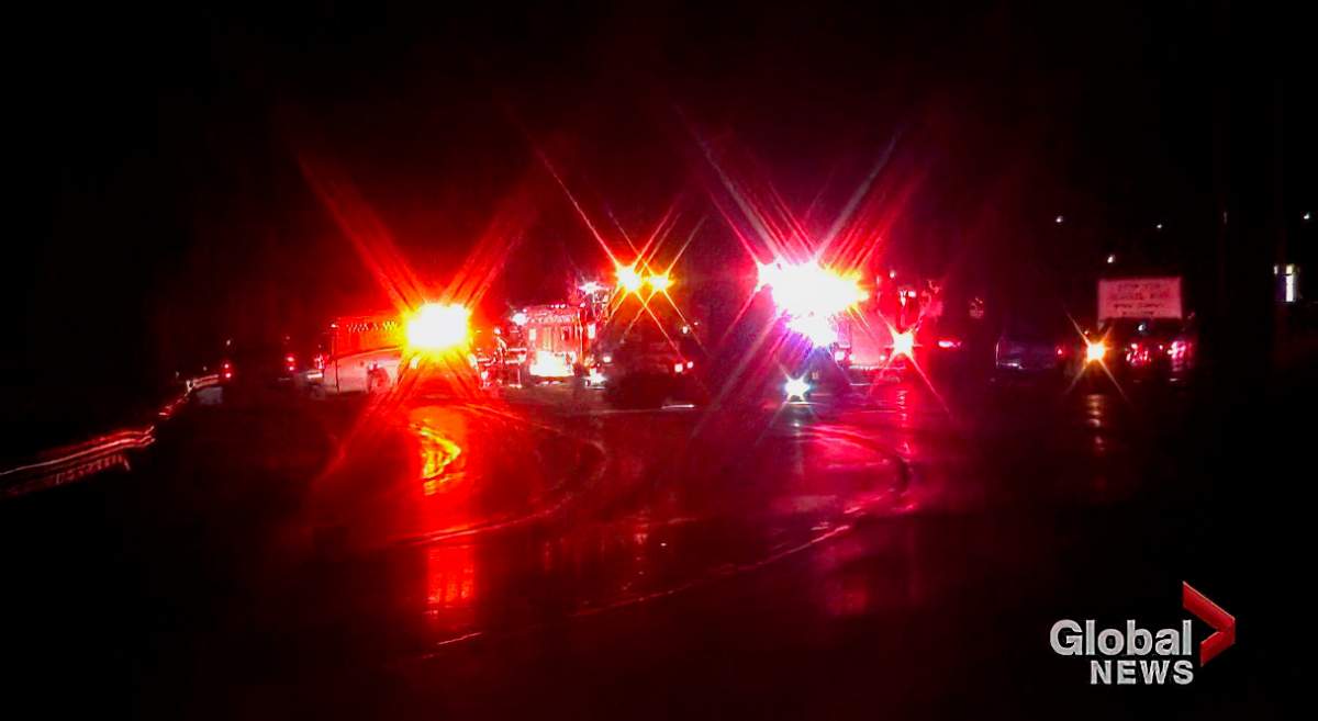 Peterborough County OPP say four people were killed following a head-on collision just east of Peterborough on Nov. 22, 2022.