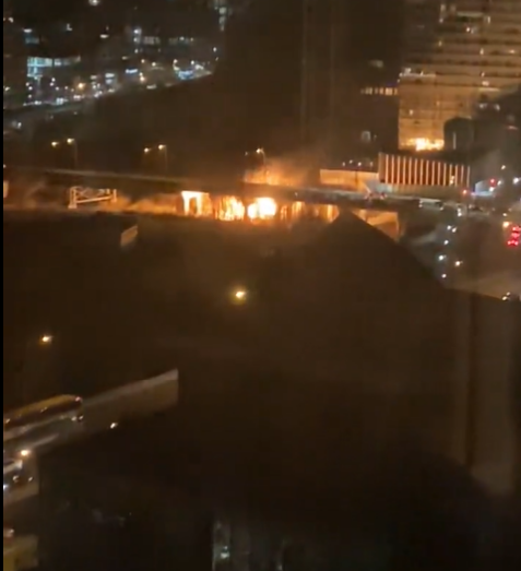 An explosion was reported under a Toronto bridge in the Bathurst Street and Fort York Boulevard.