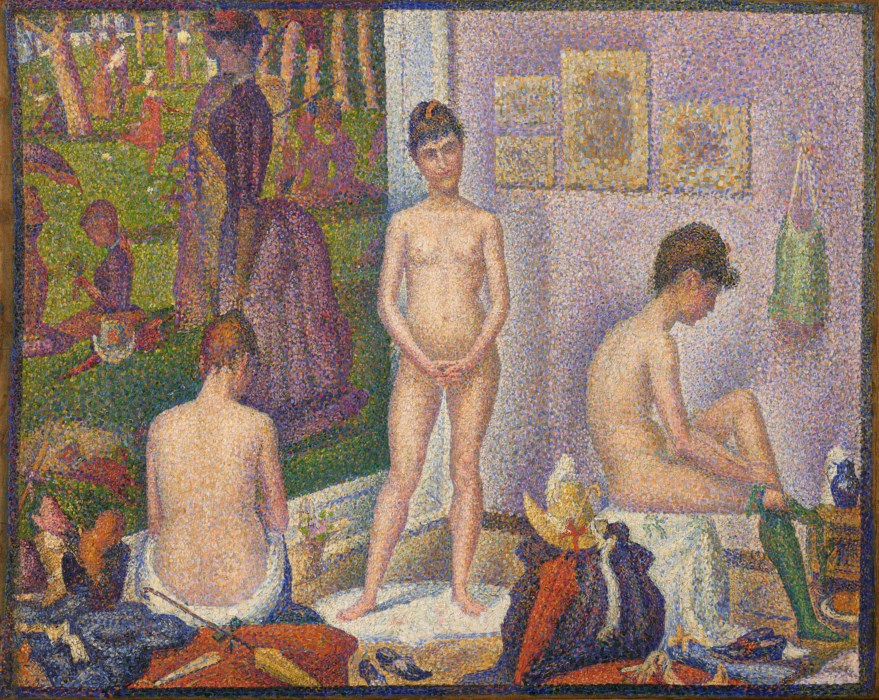 Les Poseuses, Ensemble by George Seurat.