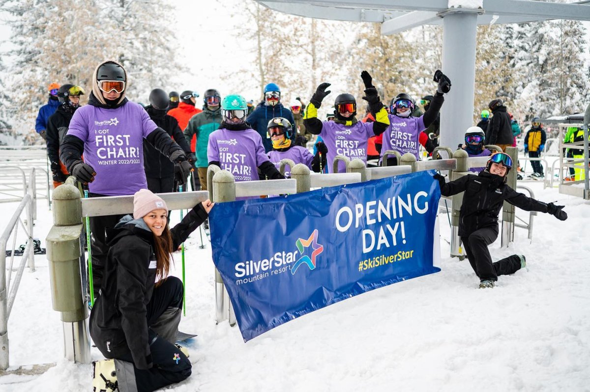 SilverStar Mountain Resort near Vernon, B.C., opened for the ski and snowboard season on Friday.