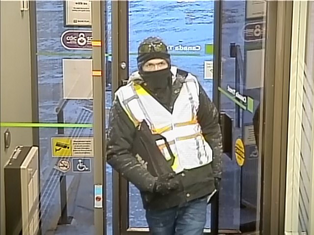 Steinbach RCMP are looking to identify this man in connection with an attempted bank robbery.