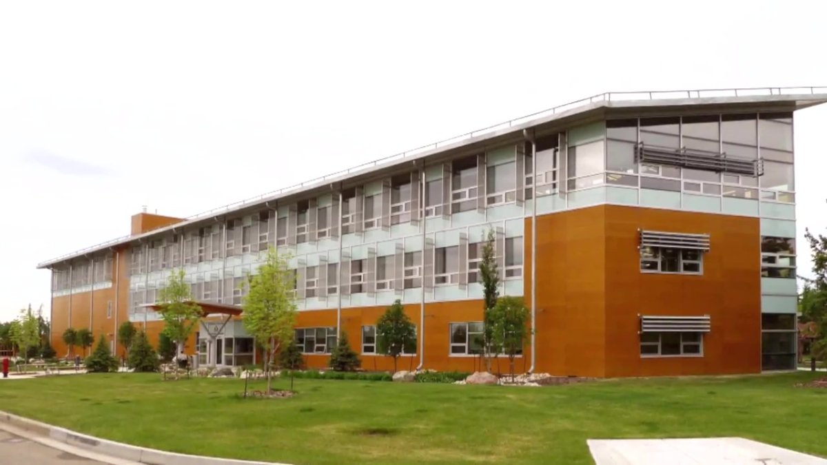 The Athabasca University campus north of Edmonton in Athabasca, Alta.