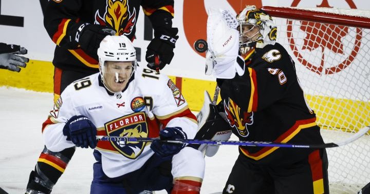 Flames win 6-2 over Panthers in Matthew Tkachuk’s 1st game back in Calgary