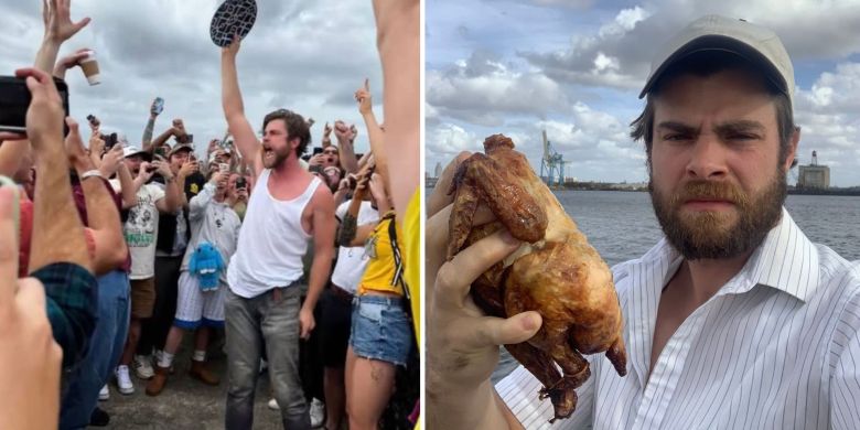 'Philadelphia Chicken Man' eats 40 rotisserie chickens in 40 days after food pledge