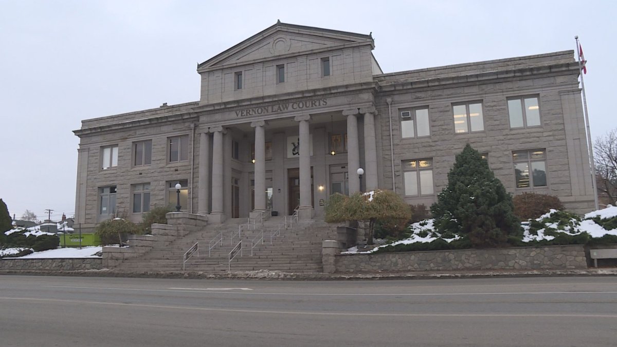 File photo of the court house in Vernon, B.C.