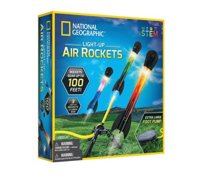 A picture of a box containing stomp rockets