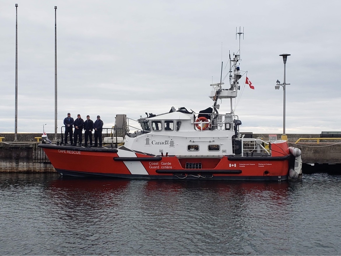 The Canadian Coast Guard made a medical assist on Wolfe Island.