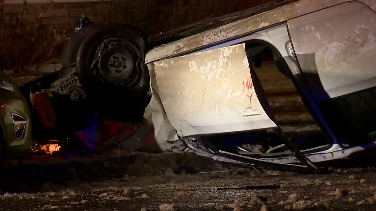 CPS said the collision occurred at 36 Street and 10 Avenue S.E. just before 7 p.m.