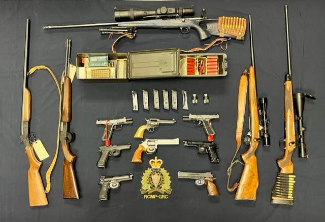 The New Brunswick RCMP has seized several firearms in Haut-Aboujagane.