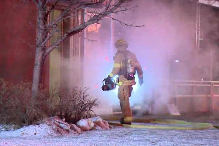 Calgary firefighters extinguish fire at Bridgeland Riverside Community Association