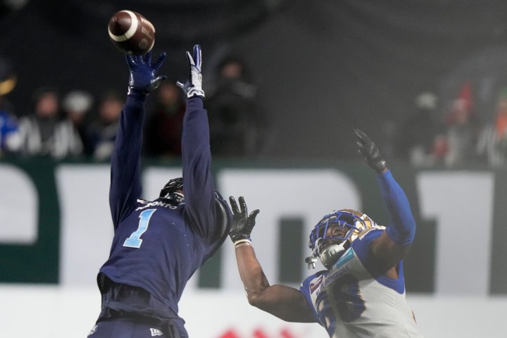 Toronto Argonauts become Grey Cup champions after defeating Winnipeg Blue Bombers